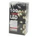 100 Λευκά Θερμά Λαμπάκια LED, με Μπαταρία (6m)